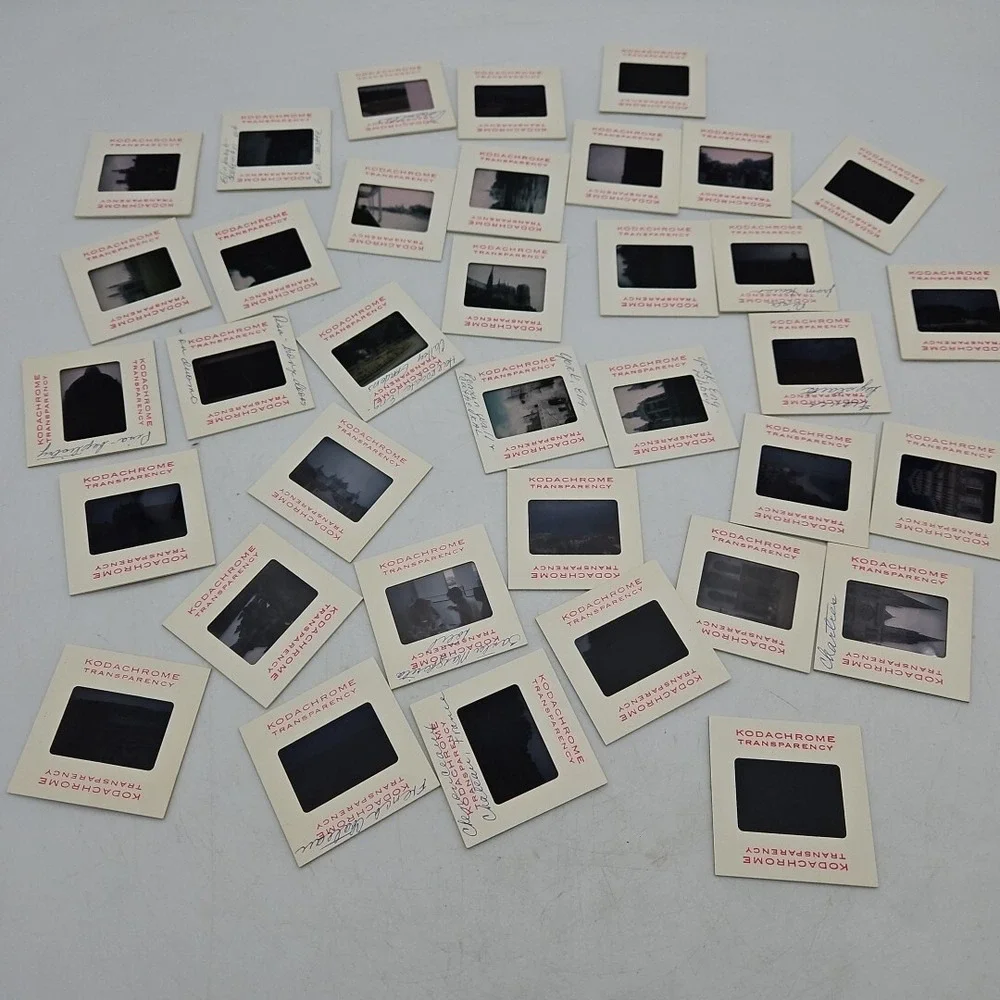 Huge Lot Of 35 Kodak Kodachrome‎ Slides European Vacation Trip 1961 Photography